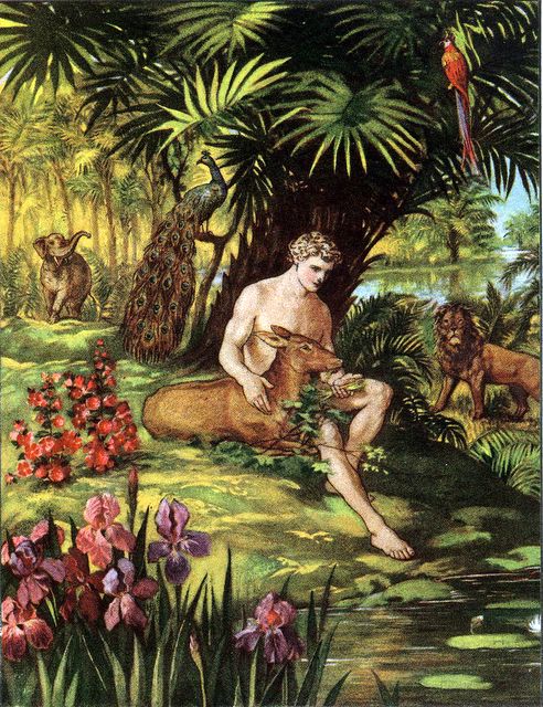 Adam in the Garden of Eden